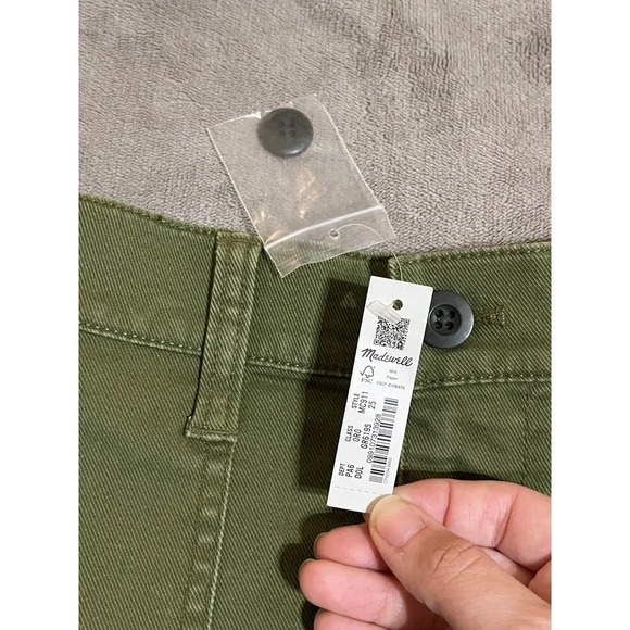 NWT Madewell Size 25 The Perfect Vintage Fatigue
Short Green Desert Olive 3.5” - Picture 6 of 11